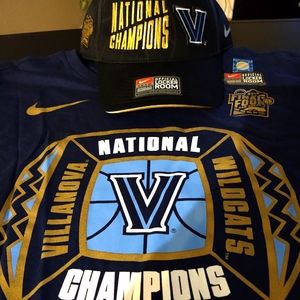 Villanova Wildcats Nike 2018 NCAA Men's National Champions T-shirt & Hat